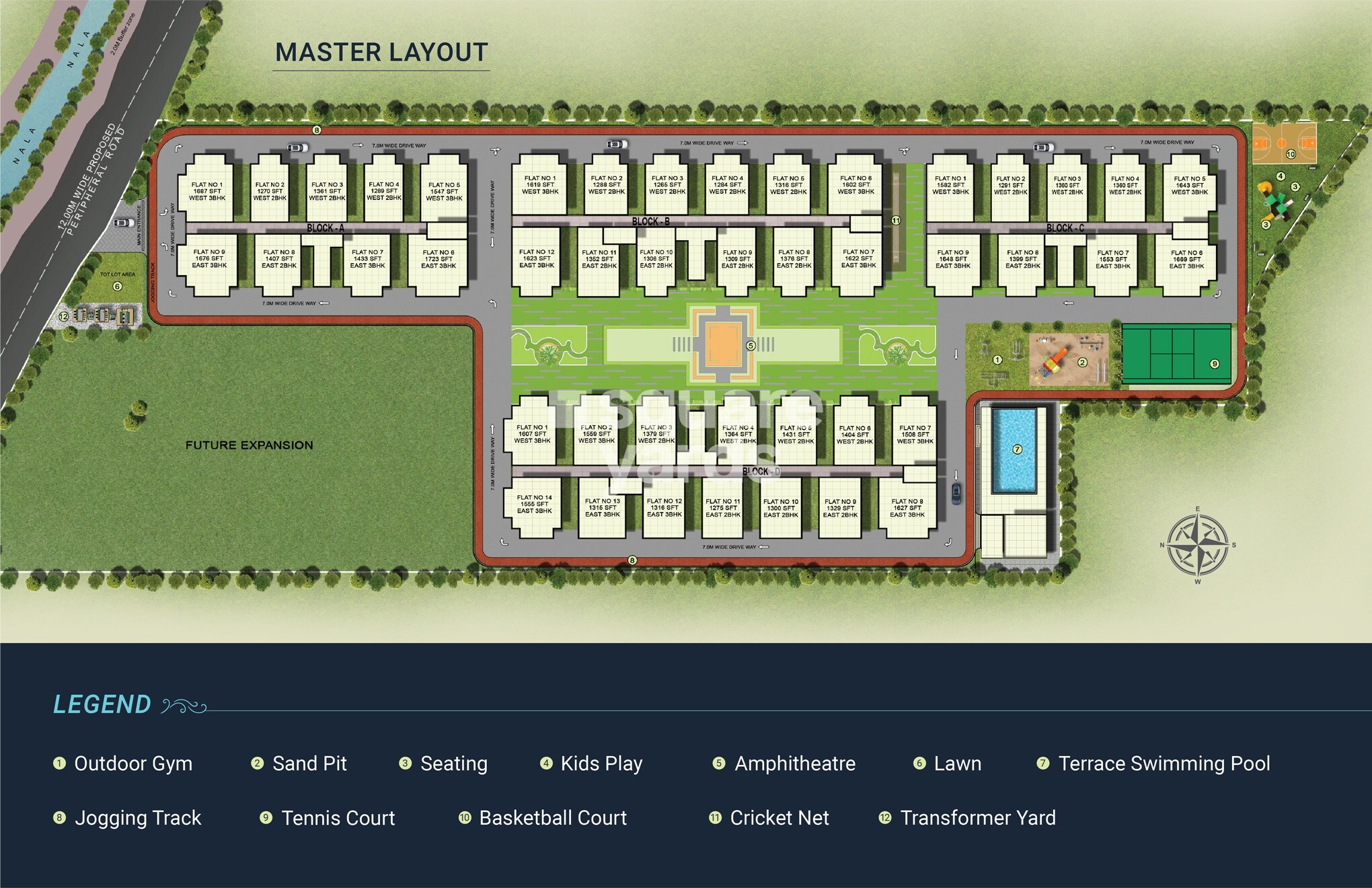 Aakriti Cyan Master Plan 1