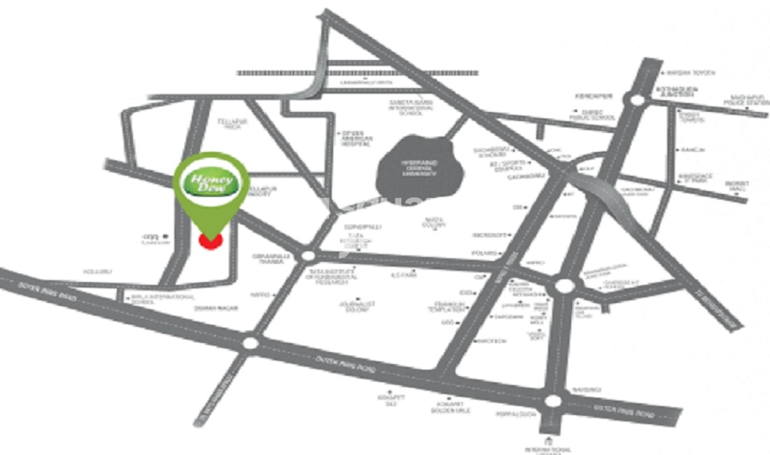 Aakriti Honey Dew in Tellapur, Hyderabad 58.19 Lac Price List