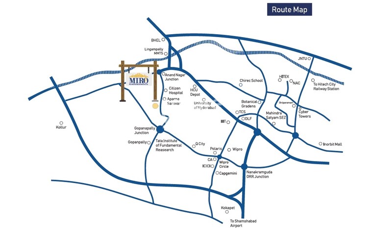 Aakriti Miro Location Image