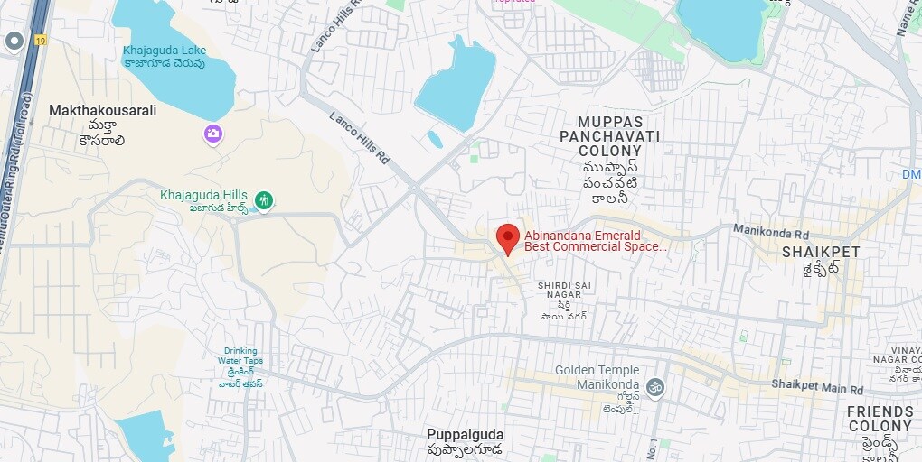 Abinandana Emerald Location Image