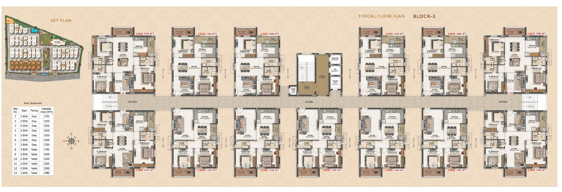 Abode Aravindam Floor Plans