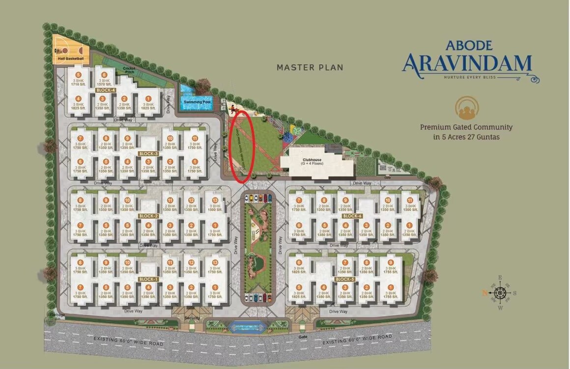 Abode Aravindam Master Plan Image