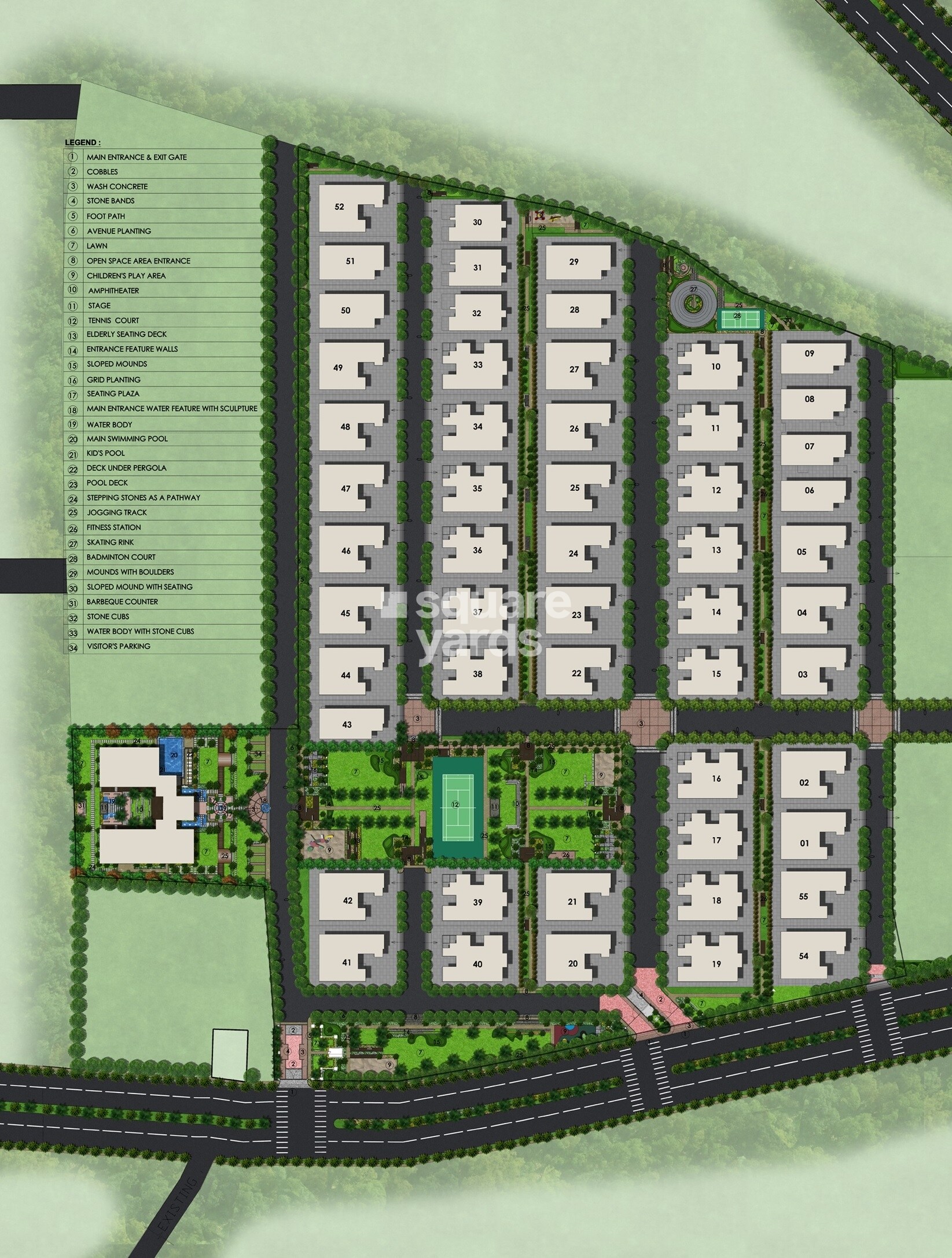 Aditya Casa Grande Master Plan Image