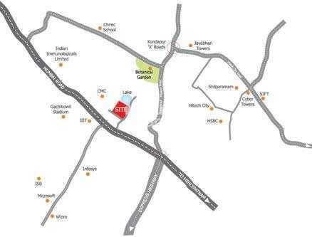 Aditya DSR Lake Side Location Image