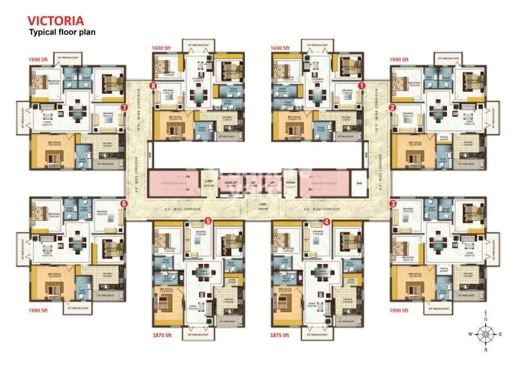 Aditya Empress Towers Floor Plans 2