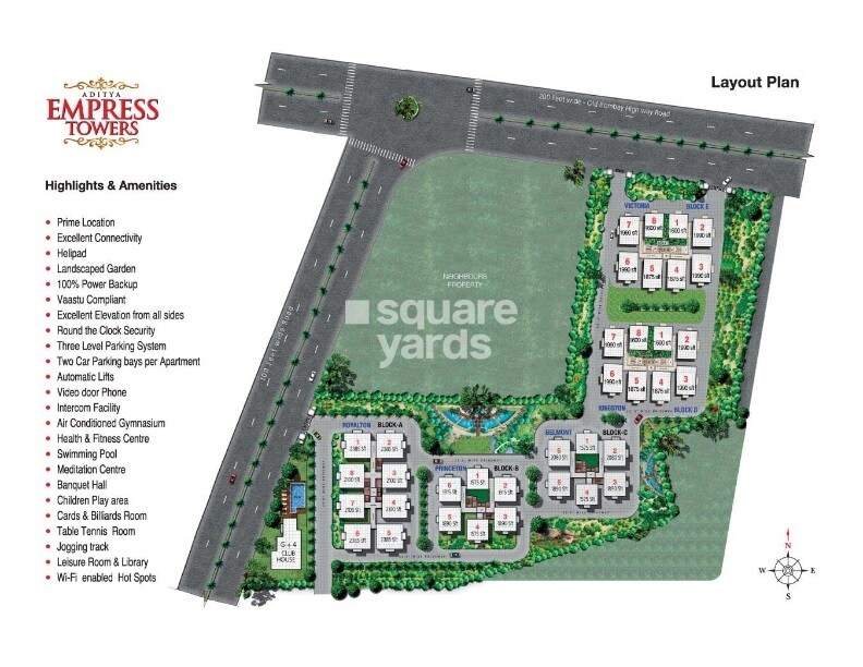 Aditya Empress Towers Master Plan 1