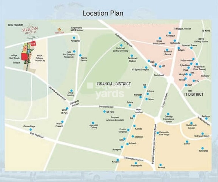 Aditya Silicon Heights Location Image