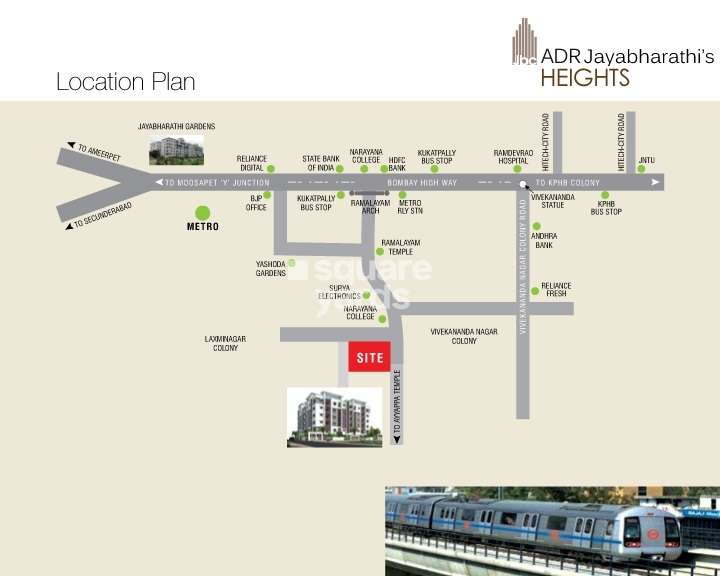 adr jayabharathi heights project location image1