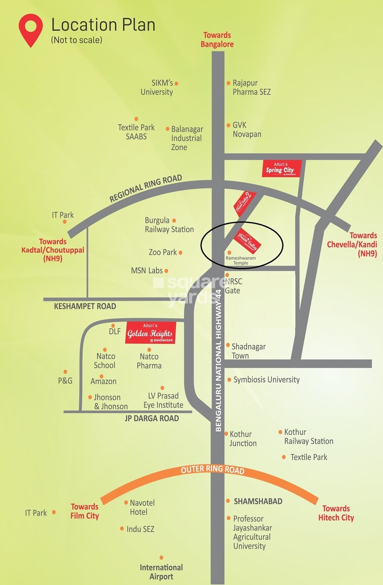 Aduri Dream Valley Location Image