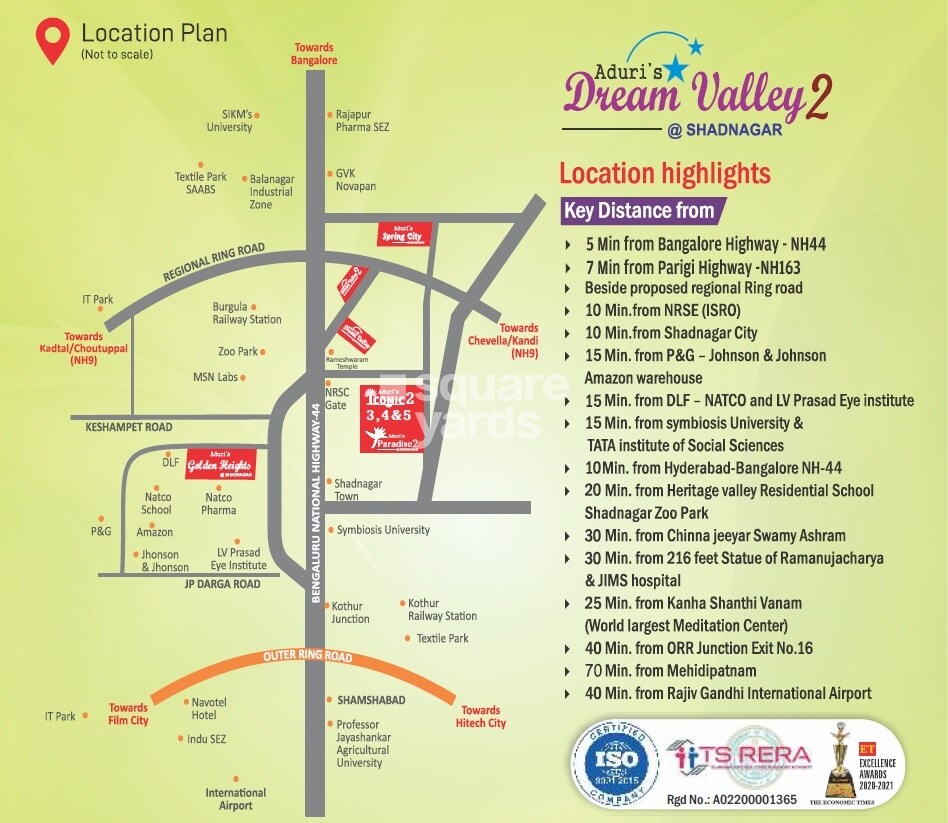 Aduri Golden Heights Location Image