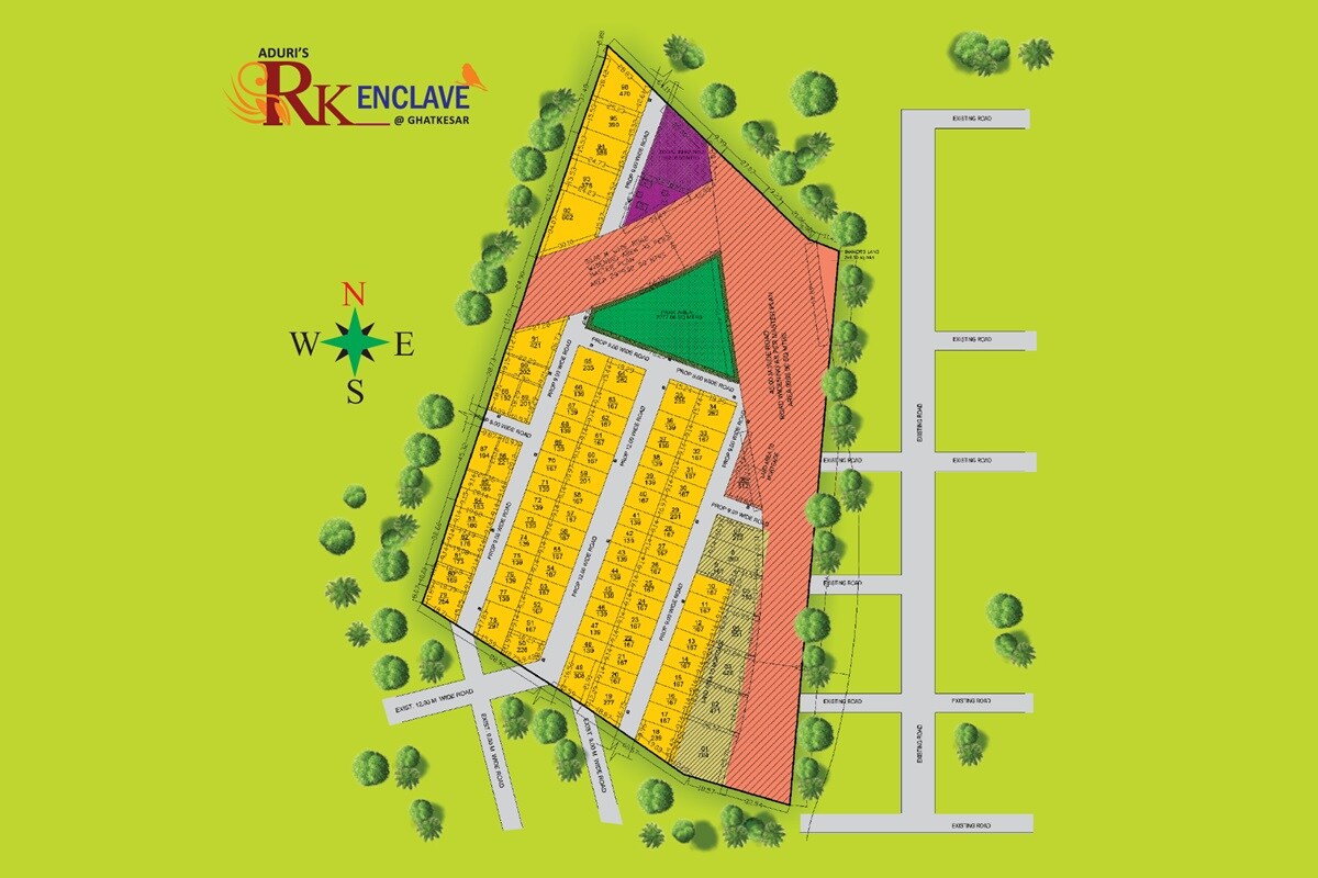 Aduri RK Enclave Master Plan Image