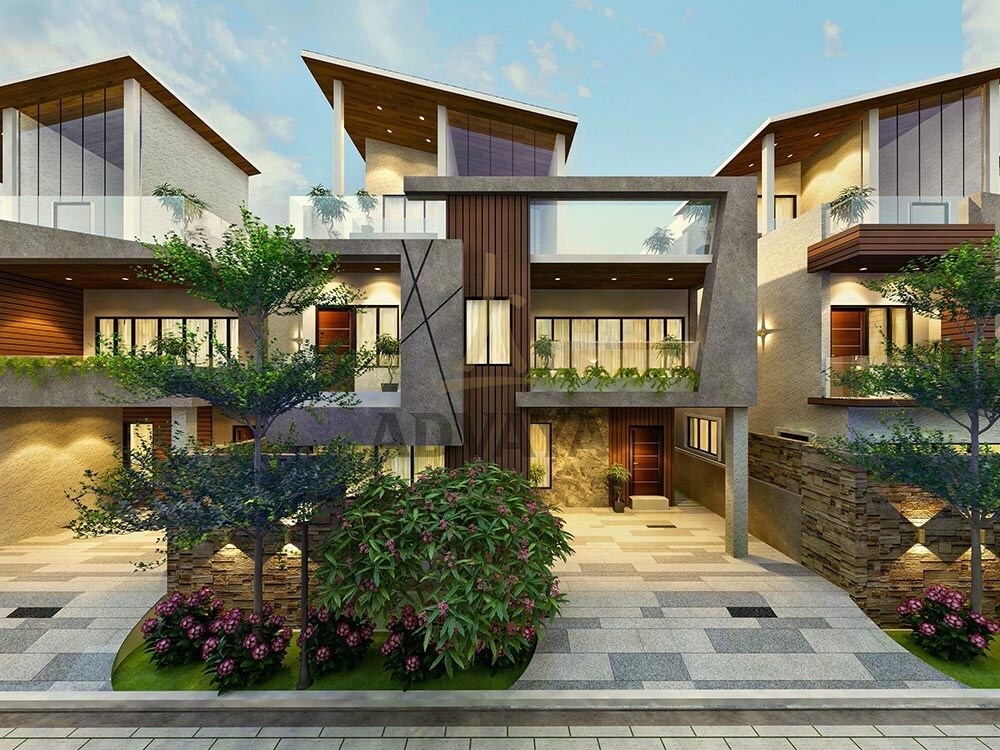 Advaya Sentience Custom Built Homes Villa View 3