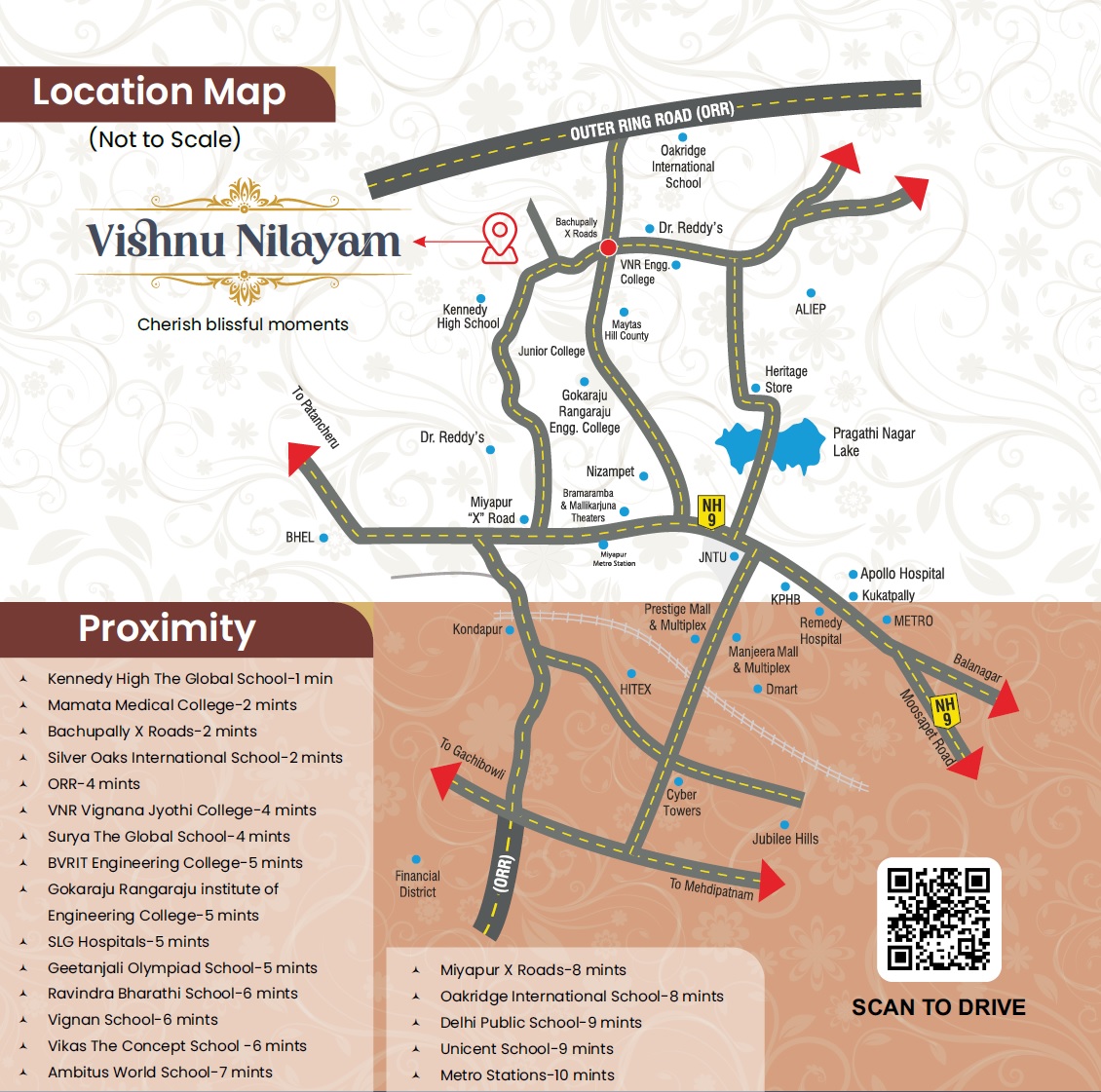 AGMR Vishnu Nilayam Location Image