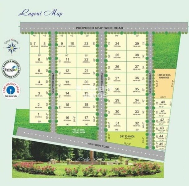 Ajasra Akash Vihar Elite Master Plan 1