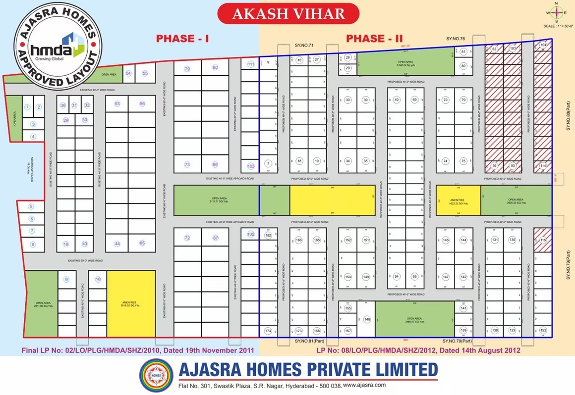 Ajasra Akash Vihar Master Plan Image