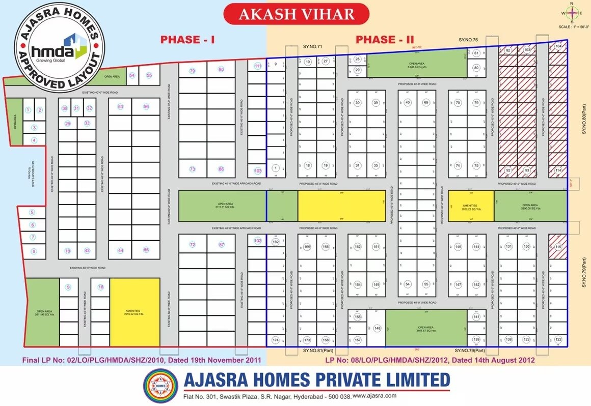 Ajasra Akash Vihar Master Plan 1