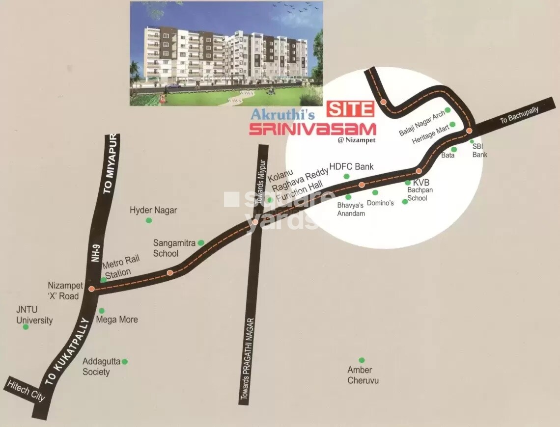 Akruthi Srinivasam Location Image
