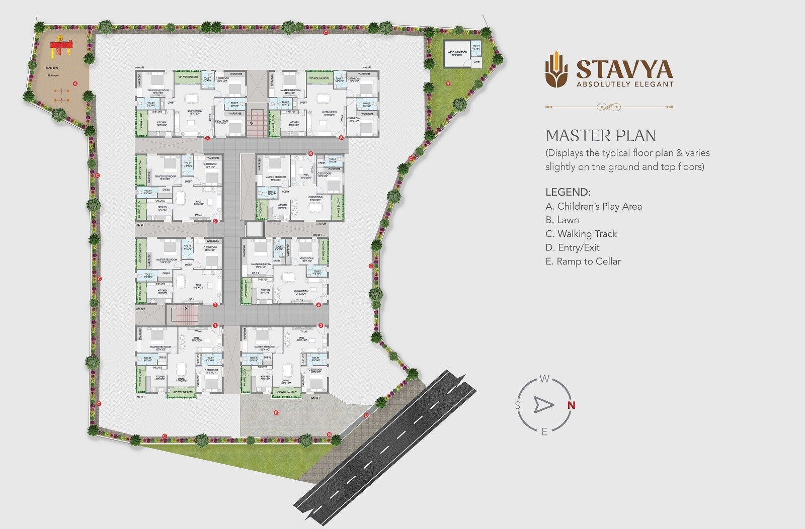 Akruthi Stavya Master Plan 1