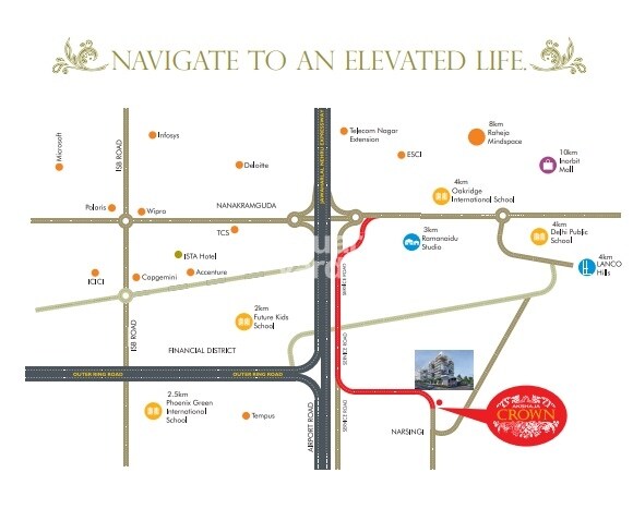 Akshaja Crown Location Image