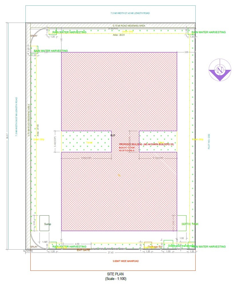 Akshara Muthadi Sumithra Residency Master Plan 1