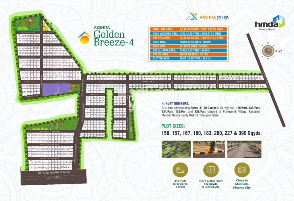 Akshita Golden Breeze Phase 4 Master Plan Image