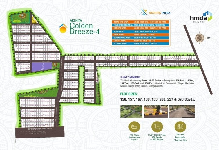 Akshita Golden Breeze Phase 4 Master Plan Image