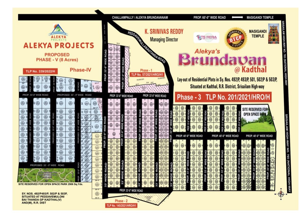 Alekya Brundavan Master Plan Image