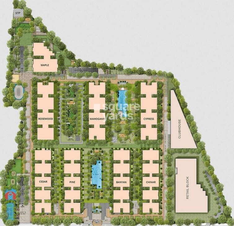 Ambience Courtyard Master Plan Image