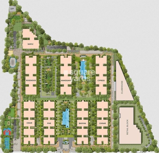 Ambience Courtyard Master Plan Image