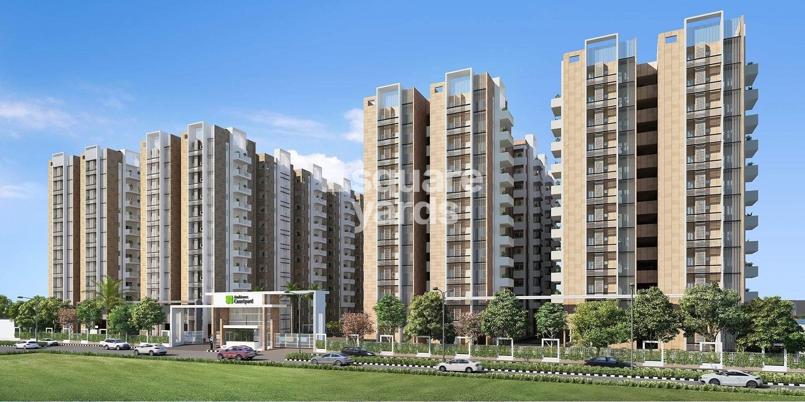 Ambience Courtyard - Price Starting @ 54.88 Lac, 2 BHK-3 BHK BHK Floor  Plans Available in Manikonda, Hyderabad