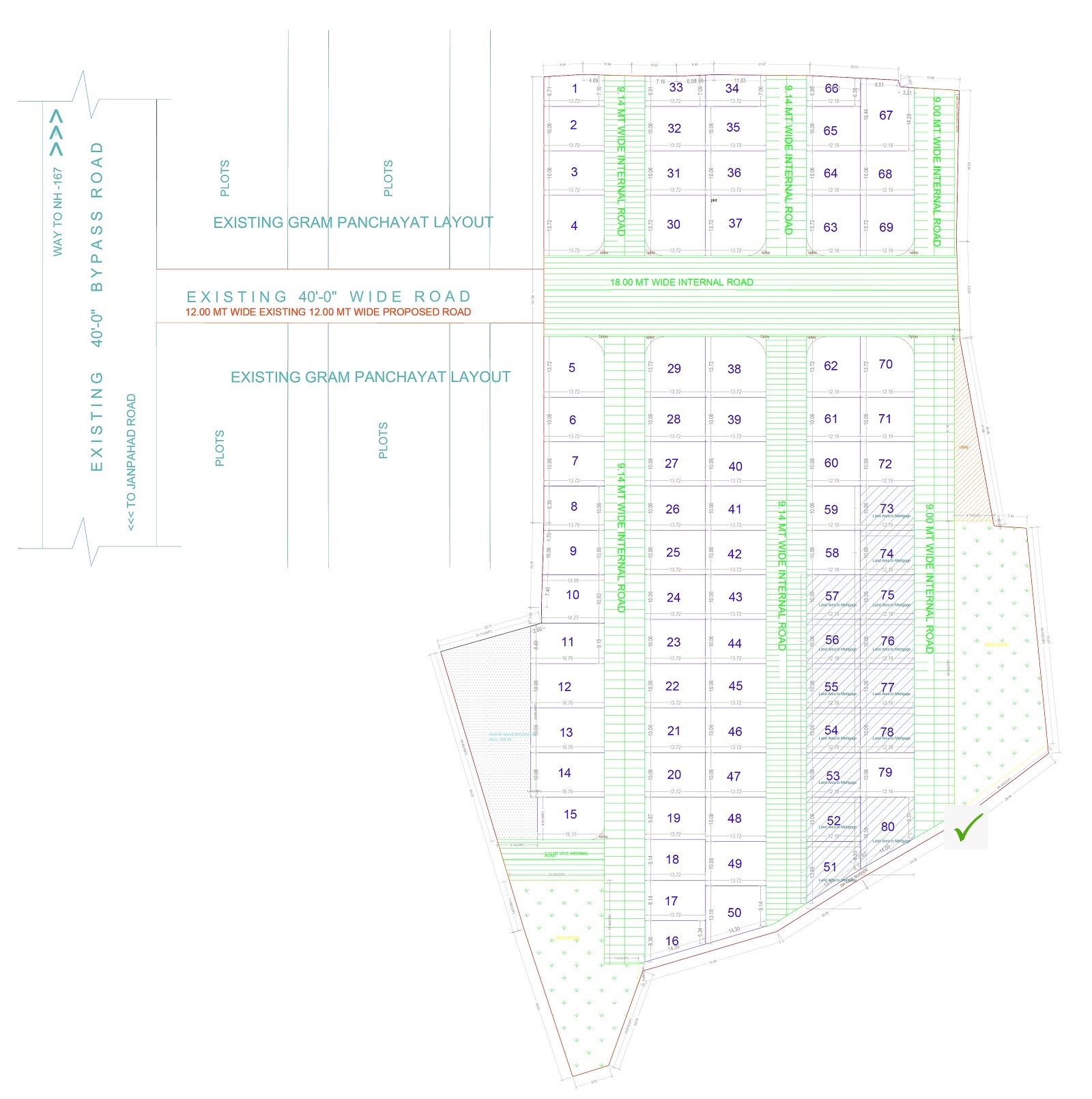 Ambika Madhura Nagari Master Plan Image