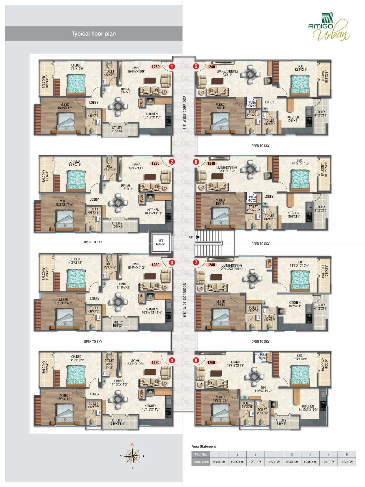 Amigo Urban Floor Plans