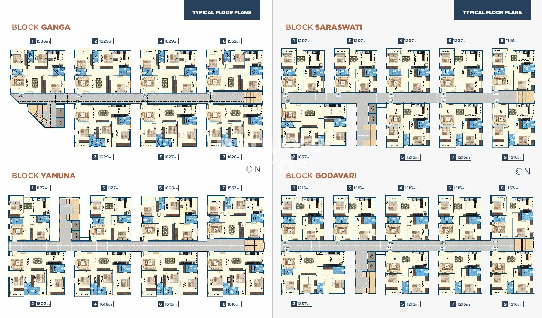 Amrutha Sangam Floor Plans