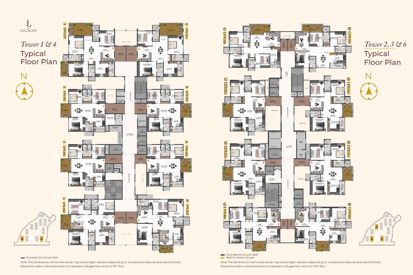 Ananda The Legacey Floor Plans 1