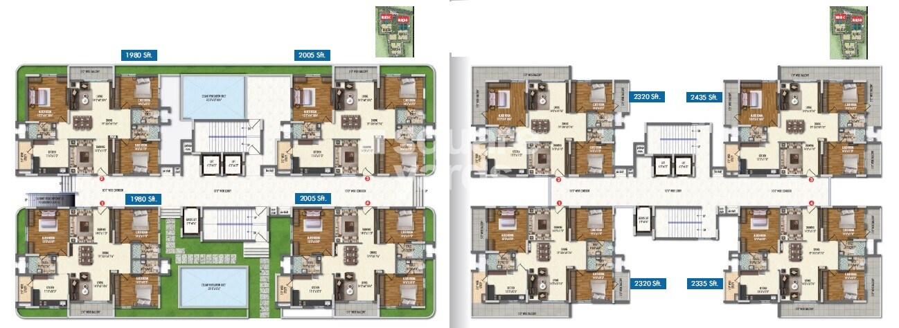 Ananda The Ozone Heights Floor Plans