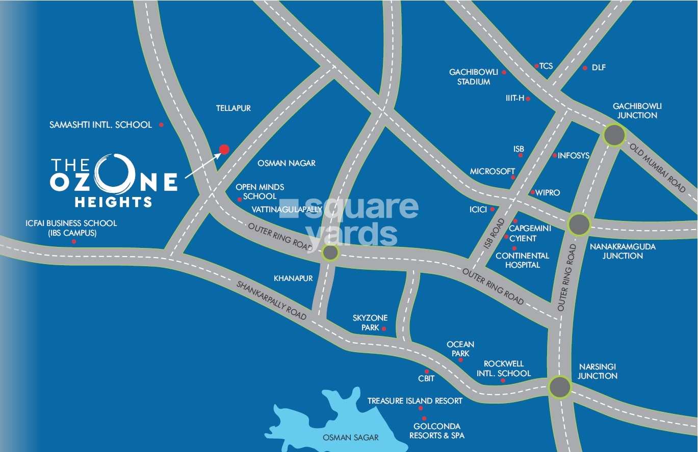 Ananda The Ozone Heights Location Image