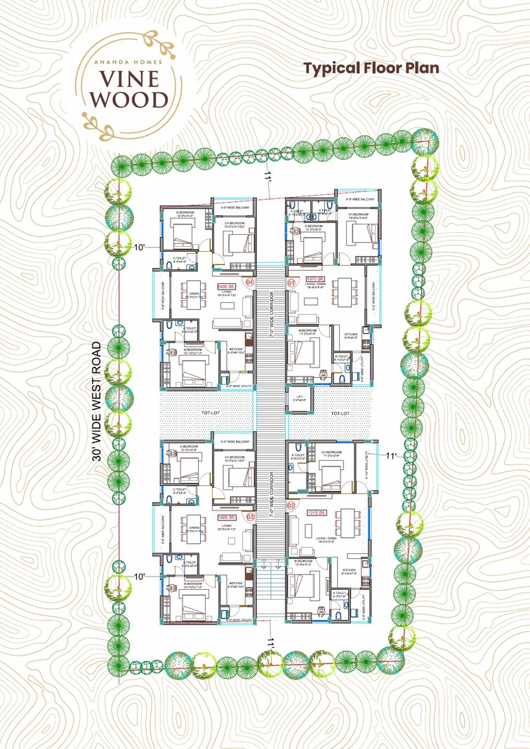 Ananda Vine Wood Floor Plans