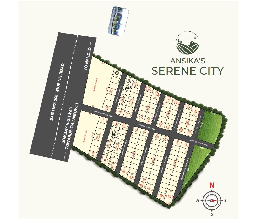 Ansikas Serene City Master Plan Image