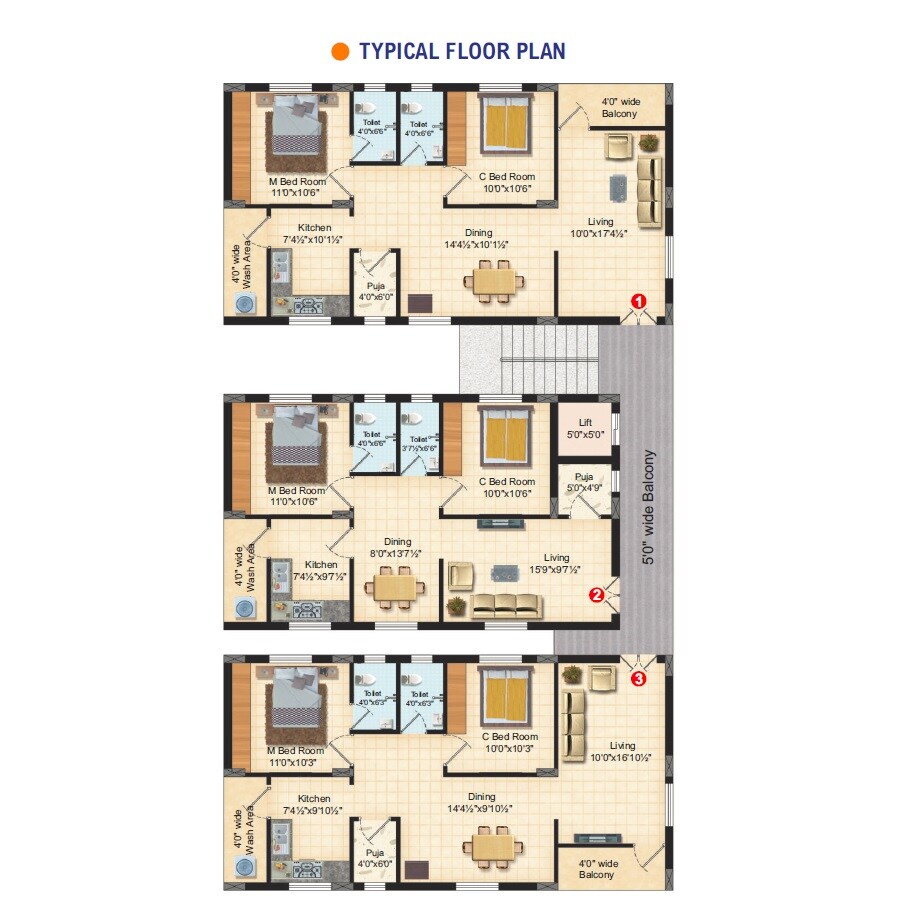 Anu Fortune Floor Plans