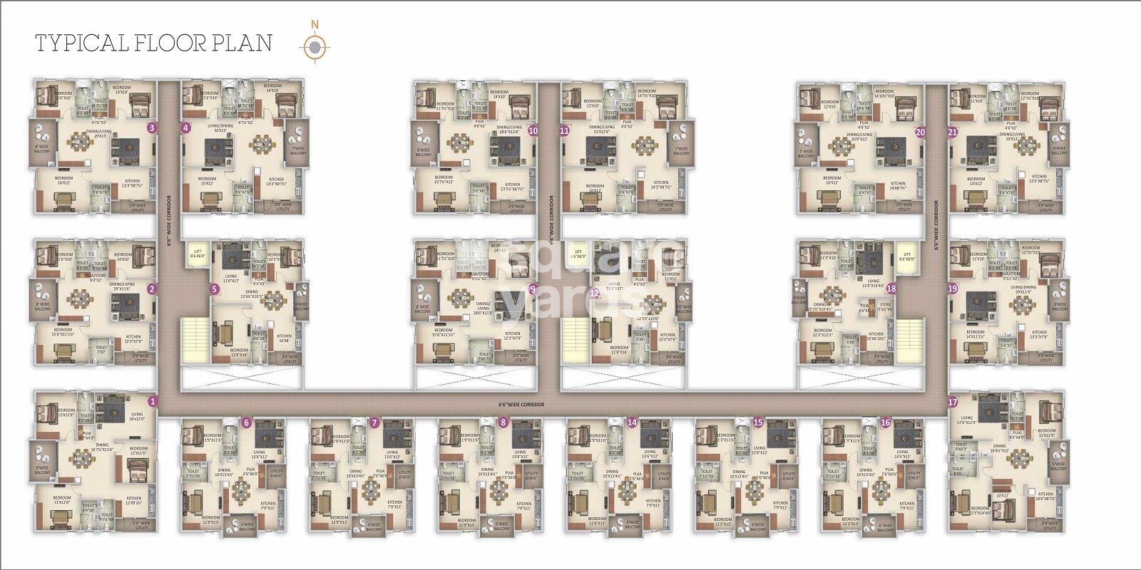 Anuhar Art Of Living Floor Plans