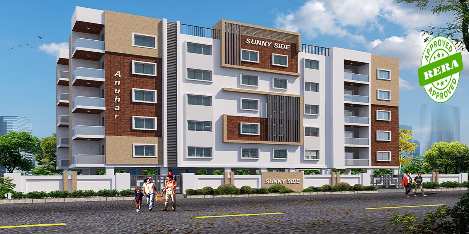 Anuhar Sunny Side residential project in Manikonda
