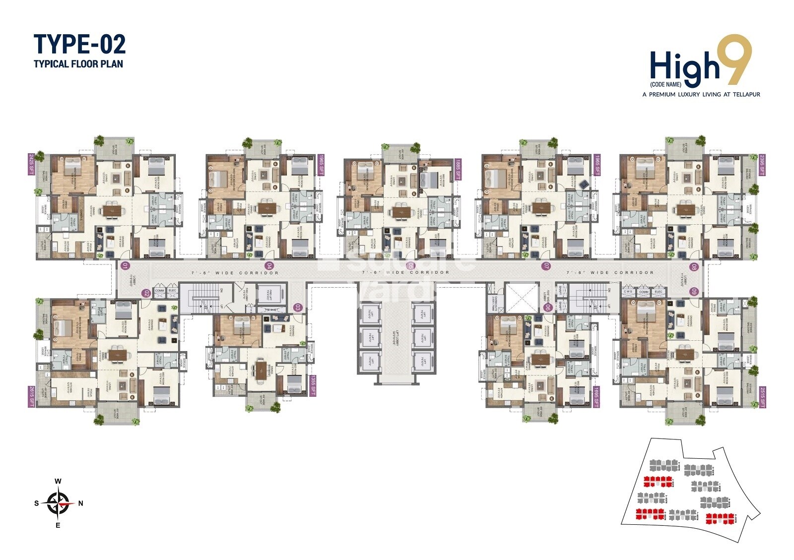 Anvita High 9 Floor Plans 2