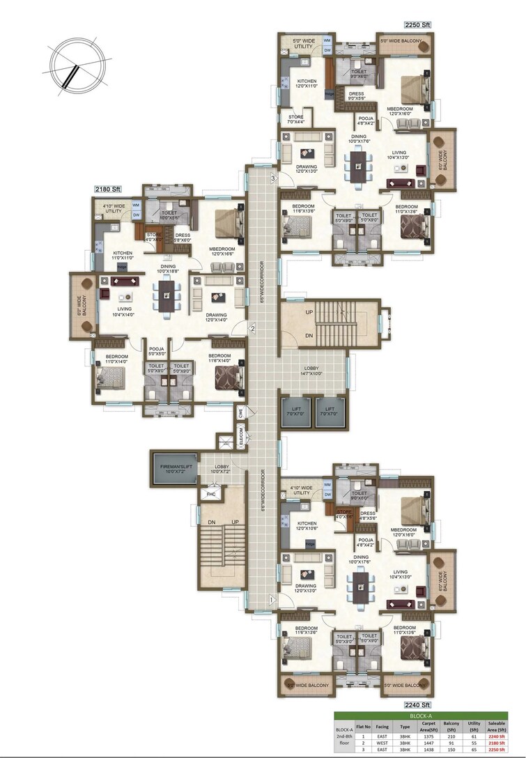Aparna Altius Floor Plans