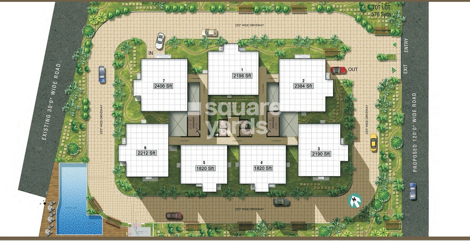Aparna Aura Master Plan Image