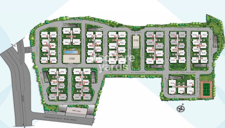 Aparna Cyber Commune Master Plan Image