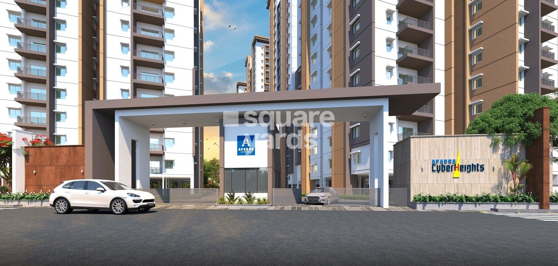 Aparna Cyber Heights Entrance View