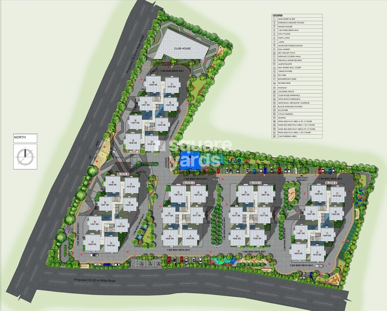 Aparna Cyber Heights Master Plan Image