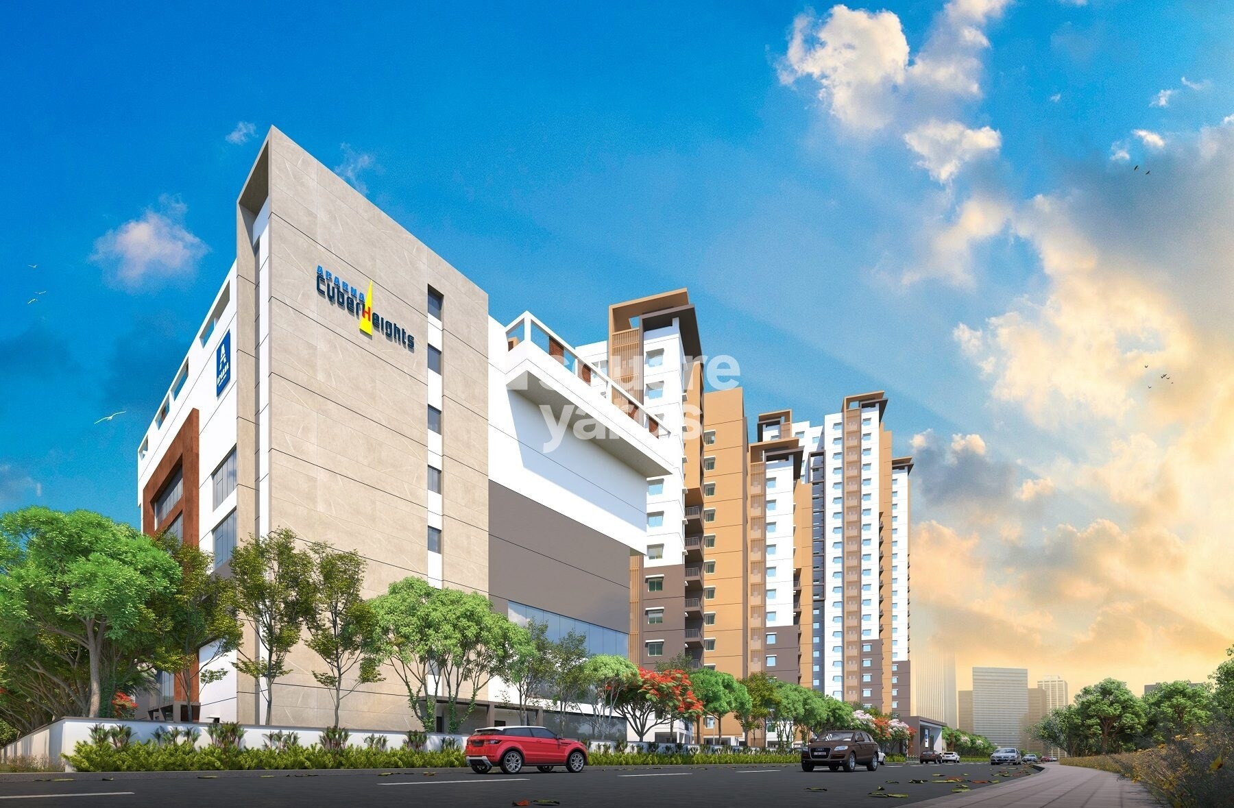 Aparna Cyber Heights Tower View 3