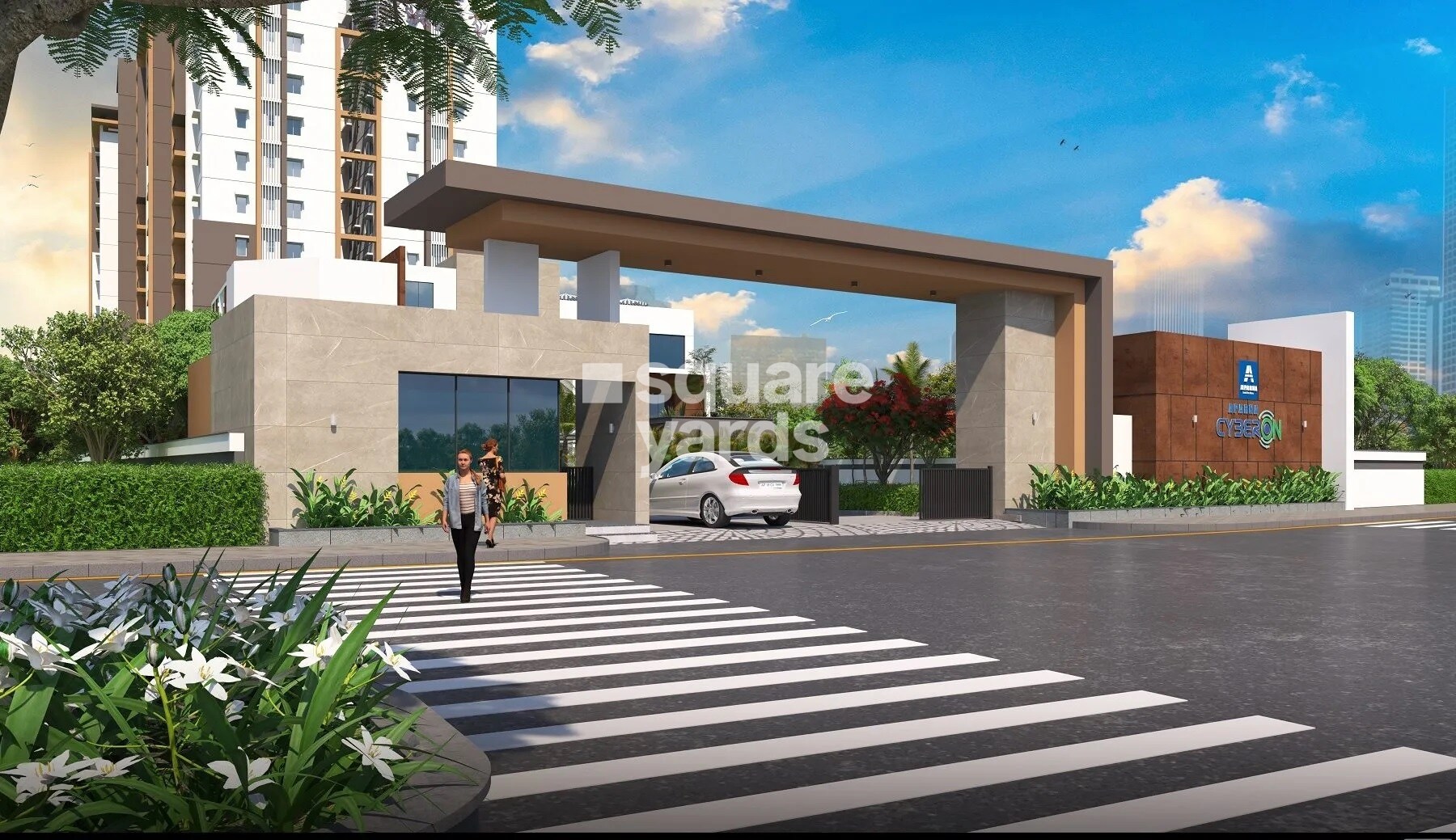 Aparna Cyber On Entrance View 1