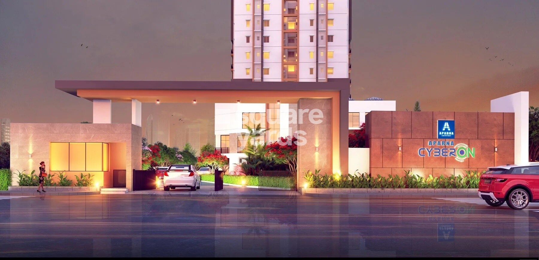 Aparna Cyber On Entrance View 2